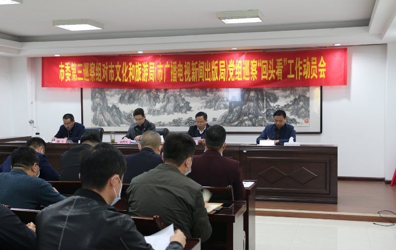 市委第三巡察组对市文化和旅游局市广播电视新闻出版局党组巡察回头看